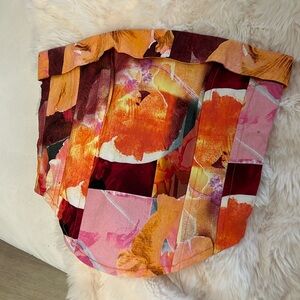 Glassons | Multicolor Corset Strapless Top
